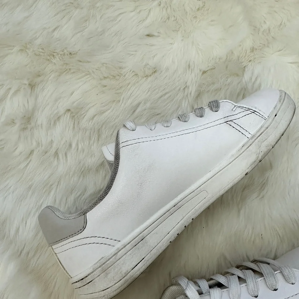 H&M white leather sneakers‎